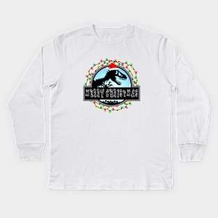 jurassicxmas 2023 Kids Long Sleeve T-Shirt